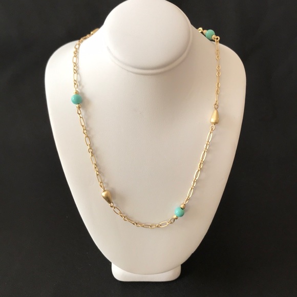 Gold tone necklace and bracelet - Picture 2 of 4